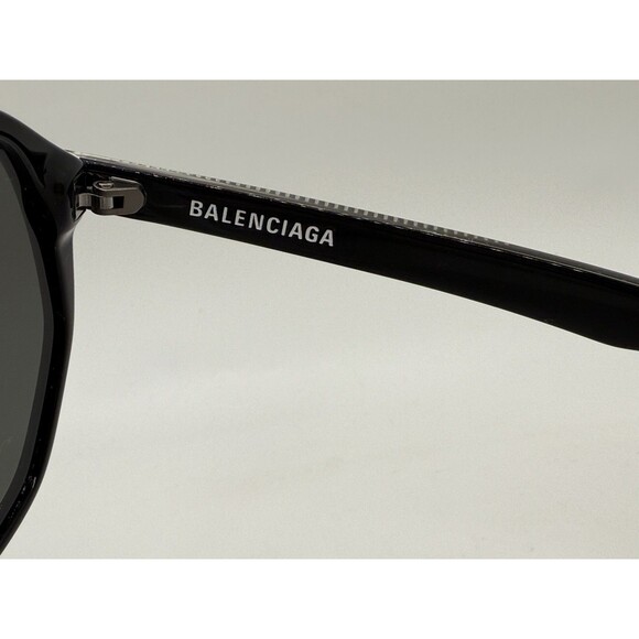 Balenciaga BB0005S 001 58-17 140 Round/Oval Black Grey Sunglasses Cat.3 & Case - Picture 5 of 16